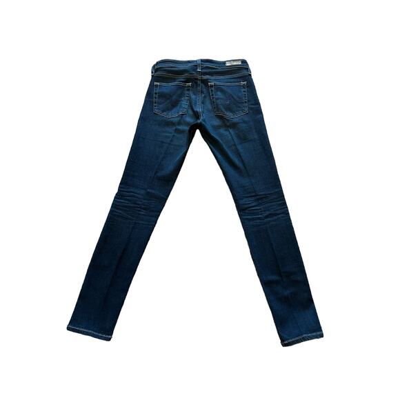 AG-ED Denim Women's 27R The Farrah High Rise Skinny Ankle Dark Wash Blue Jeans - Picture 9 of 14